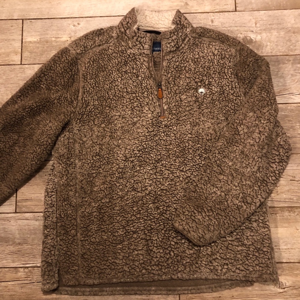 Southern Cotton Sherpa Pullover